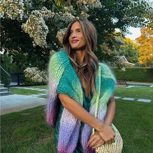 Les tricots d’O  Mohair Knit Women's cardigan